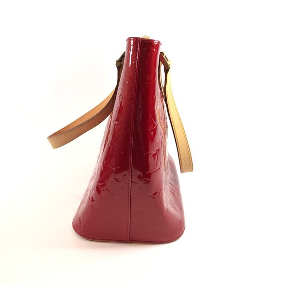LV  Red Vernis Houston Tote Sku# 85785 (Gently Used) - Picture 4 of 12